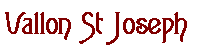 Zone de Texte: Vallon St Joseph